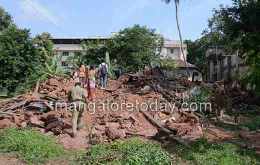 St Aloysius College demolishes poor family house